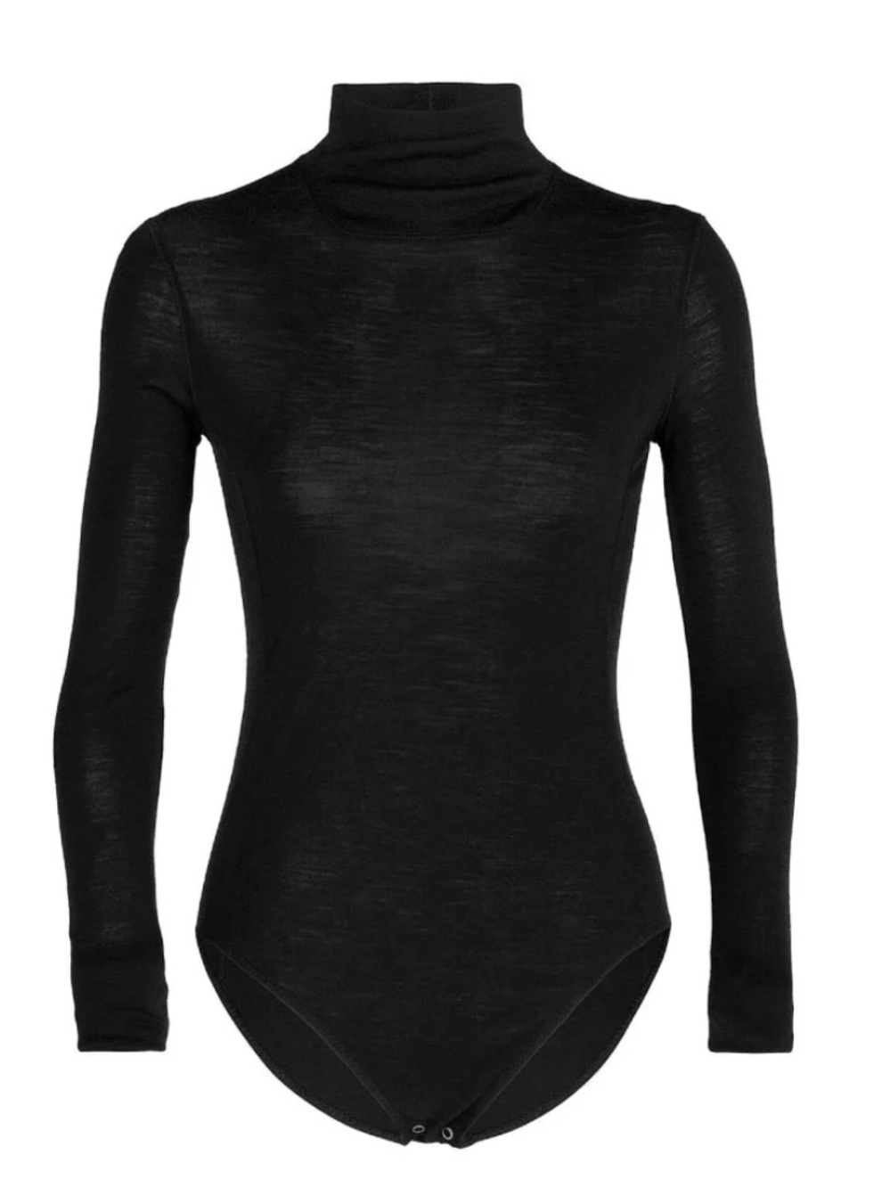 Icebreaker Womens Long Sleeve High Neck Body Suit Merino Wool